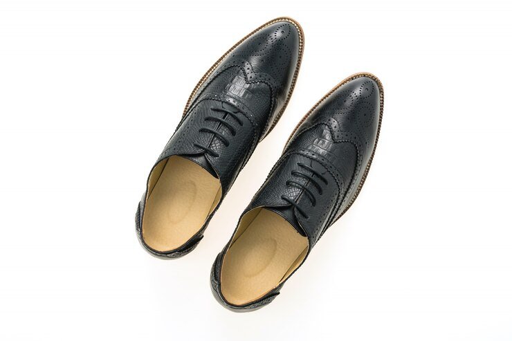 black platform oxford shoes