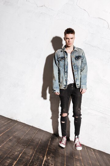 how to style a denim jacket with jeans