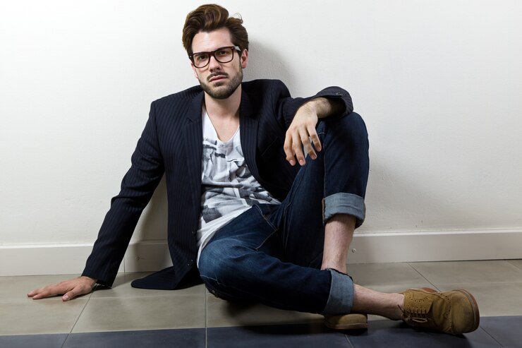 how to wear a blazer with jeans