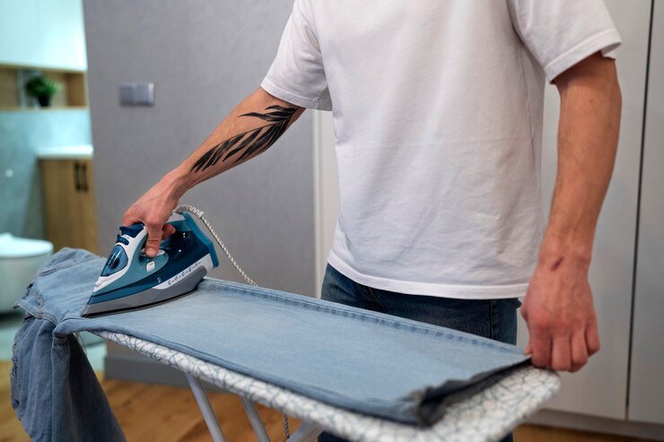 ironing for jean shrinking