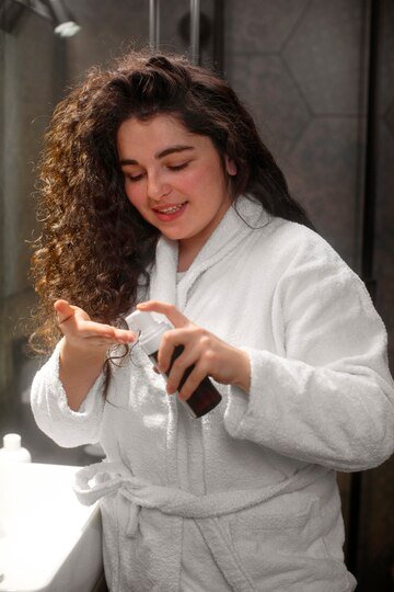 oiling to take care of curly hairs