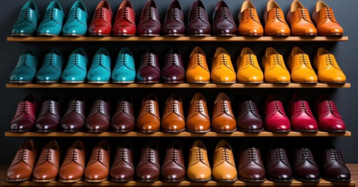 brogues in different shades