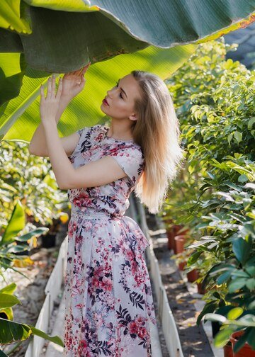 printed bridal shower dress