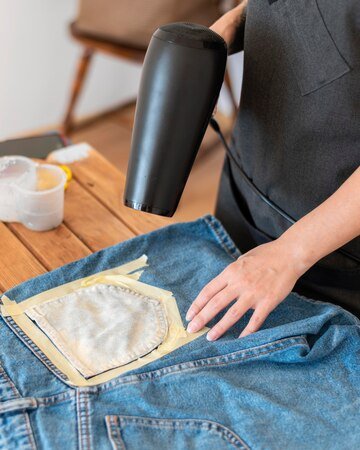 dry after shrinking jeans