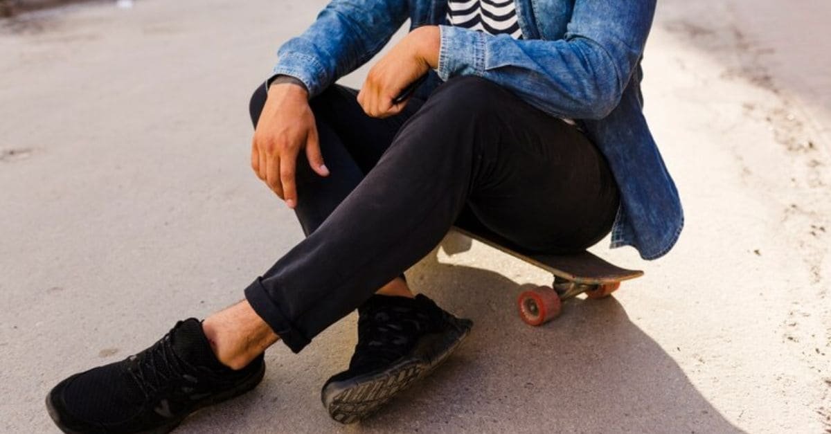 Black Shoes with Grey Jeans
