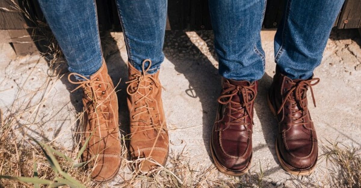Dark Brown Leather Boots