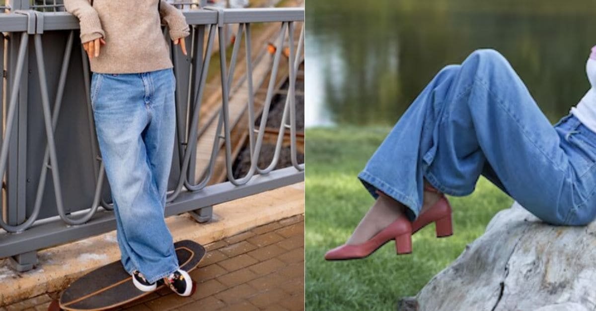 Shoes With Cropped Wide Leg Jeans