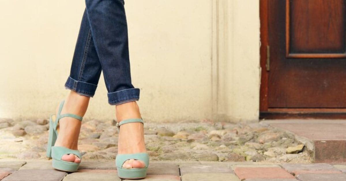 Wear Wedges with Jeans