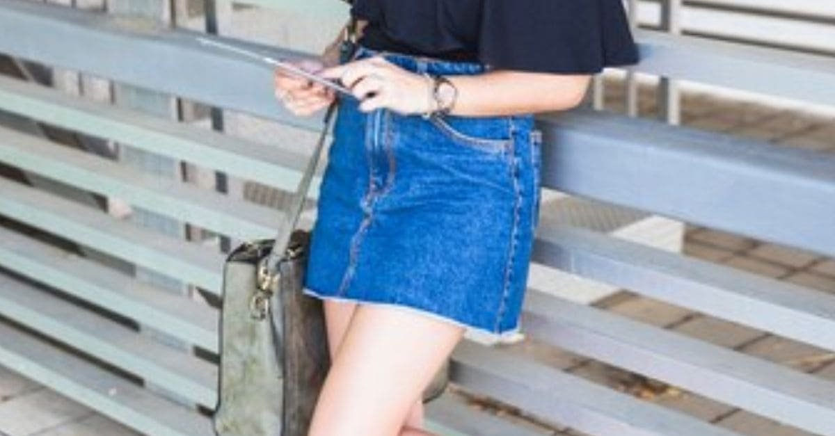 Women's Short Straight Jeans