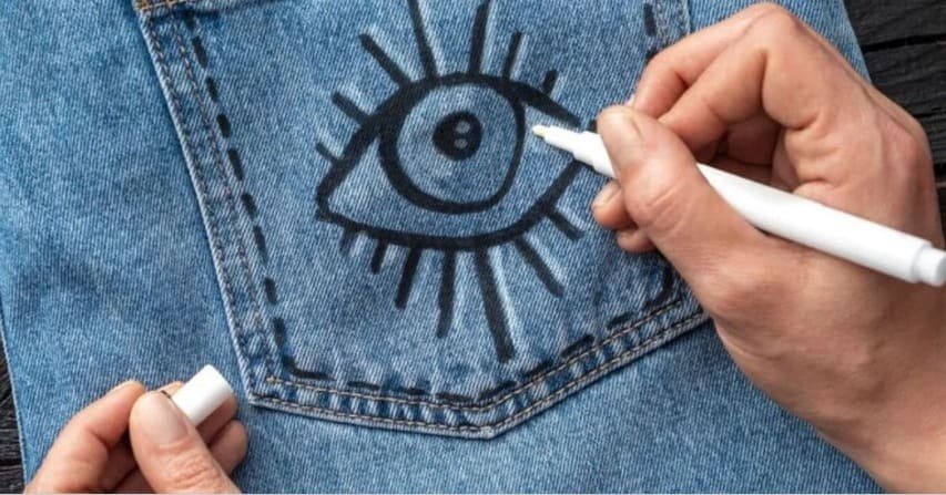 Design Ideas for Splatter Paint Jeans