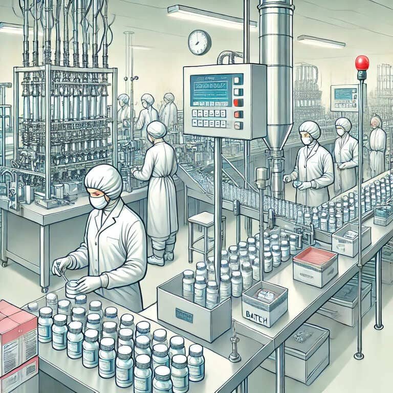 Filling and Packaging in Makeup Production Process