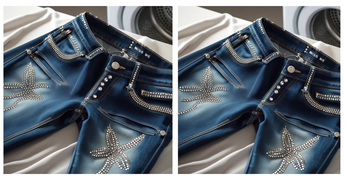 Instructions for Washing Miss Me Jeans Without Shrinking or Losing Shape