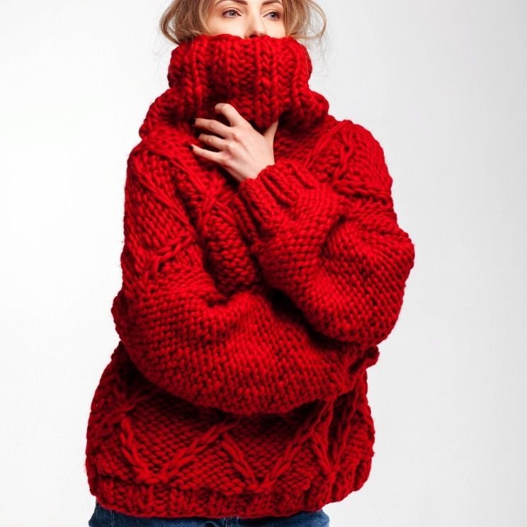 Oversized Sweaters and Chunky Knits