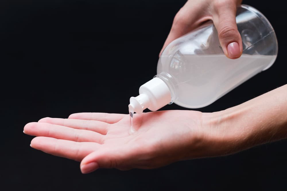 Spot Clean with Isopropyl Alcohol