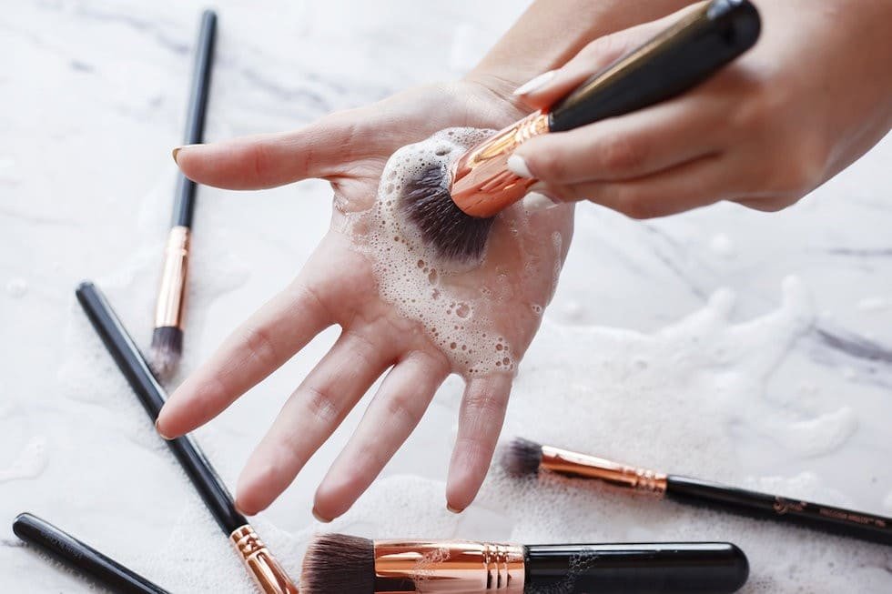 Swirl and Massage the Makeup Brush