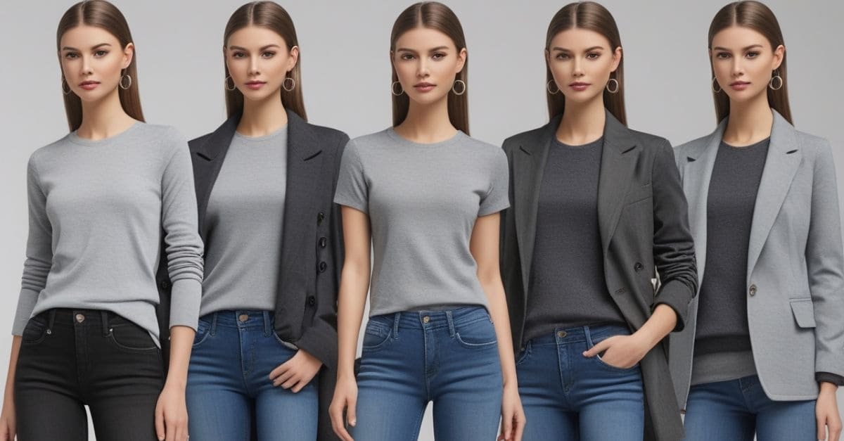 Pairing Jeans with Gray
