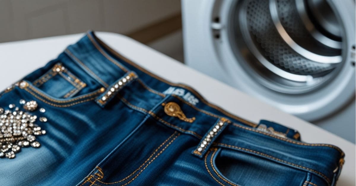 Washing Tips for Miss Me Jeans Protect Rhinestones & Fabric