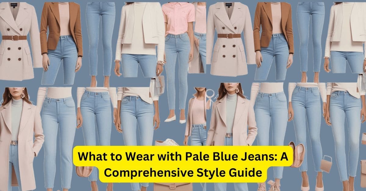 What to Wear with Pale Blue Jeans