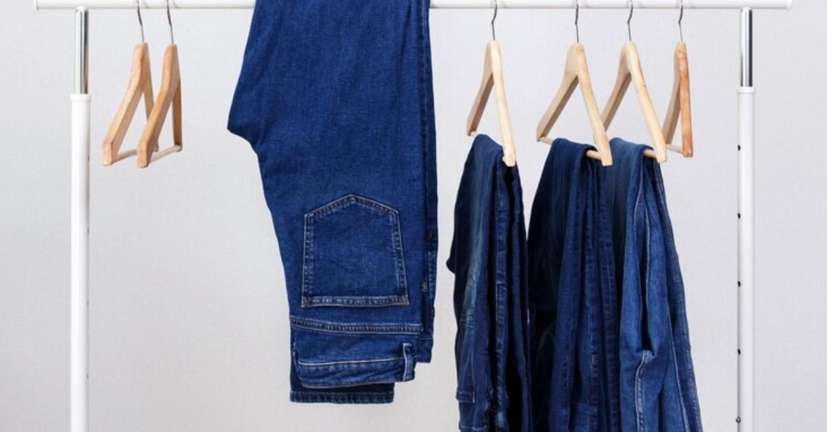 hang jeans after washing